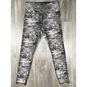 Athleta Elation Glades 7/8 Tight Neutral Black Leggings - Women Size Medium